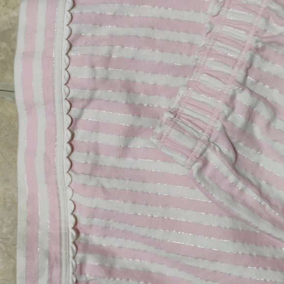 Victoria's Secret Pink and White Striped Pajama Top & Bottoms - Picture 8 of 12